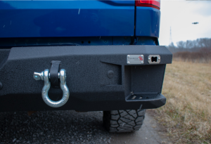 Ford F150 Bumper - Rear - Fishbone Offroad - Fishbone Offroad, Powder Coated Steel - Black - `15-`20 Ford F150 Bumper - Rear - Fishbone Offroad - Fishbone Offroad, Powder Coated Steel - Black - `15-`20